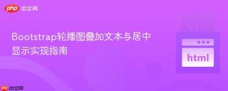 Bootstrap轮播图叠加文本与居中显示实现指南