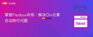 掌握Flexbox布局：解决Div元素自动换行问题