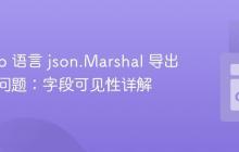 解决 Go 语言 json.Marshal 导出空对象问题：字段可见性详解
