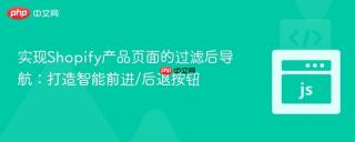 实现Shopify产品页面的过滤后导航：打造智能前进/后退按钮