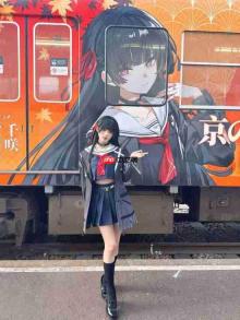 日本美少女cos《鸣潮》千咲！谁家jk走出游戏了？