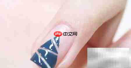 树形简笔美甲，春夏必备