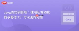 Java类实例管理：使用私有构造器与静态工厂方法追踪对象
