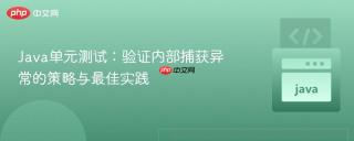 Java单元测试：验证内部捕获异常的策略与最佳实践