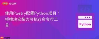 使用Poetry配置Python项目：将模块安装为可执行命令行工具
