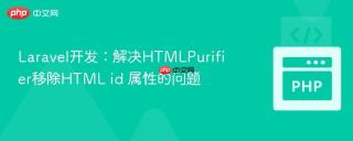 Laravel开发：解决HTMLPurifier移除HTML id 属性的问题