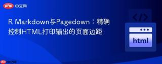 R Markdown与Pagedown：精确控制HTML打印输出的页面边距