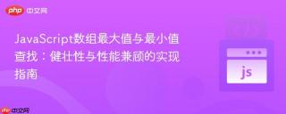 JavaScript数组最大值与最小值查找：健壮性与性能兼顾的实现指南