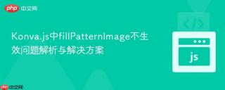 Konva.js中fillPatternImage不生效问题解析与解决方案
