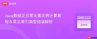Java数组正负零元素比例计算教程与常见索引类型错误解析