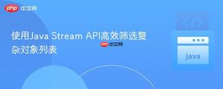 使用java stream api高效筛选复杂对象列表