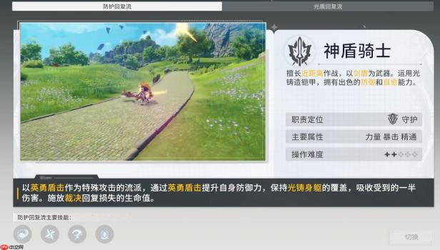 《星痕共鸣》神盾骑士技能搭配攻略