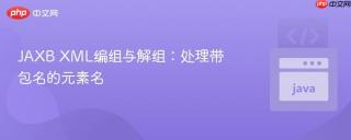 JAXB XML编组与解组：处理带包名的元素名