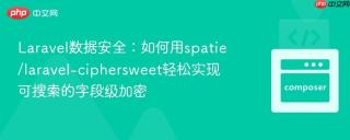 Laravel数据安全：如何用spatie/laravel-ciphersweet轻松实现可搜索的字段级加密