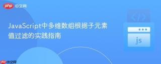 JavaScript中多维数组根据子元素值过滤的实践指南