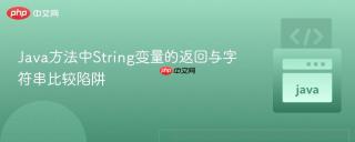 Java方法中String变量的返回与字符串比较陷阱