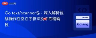 Go text/scanner包：深入解析位移操作在空白字符识别中的精确性