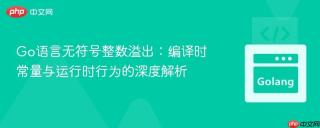Go语言无符号整数溢出:编译时常量与运行时行为的深度解析