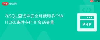 在SQL查询中安全地使用多个WHERE条件与PHP会话变量