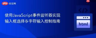 使用JavaScript事件监听器实现输入框选择与字符输入控制指南