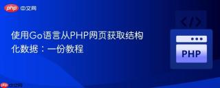 使用Go语言从PHP网页获取结构化数据：一份教程
