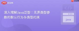 深入理解Java泛型：无界类型参数的默认行为与类型约束