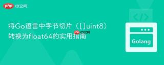 将Go语言中字节切片（[]uint8）转换为float64的实用指南
