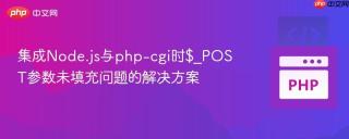 集成Node.js与php-cgi时$_POST参数未填充问题的解决方案