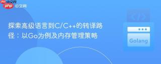 探索高级语言到C/C++的转译路径：以Go为例及内存管理策略