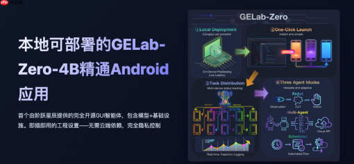 阶跃星辰发布完全开源 GUI 智能体“GELab-Zero”：包含模型和基础设施、可本地部署