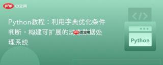 Python教程:利用字典优化条件判断,构建可扩展的动态数据处理系统