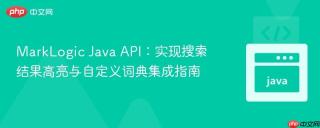 MarkLogic Java API：实现搜索结果高亮与自定义词典集成指南