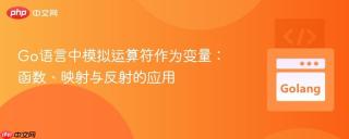 Go语言中模拟运算符作为变量:函数、映射与反射的应用