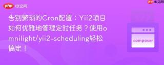 告别繁琐的Cron配置：Yii2项目如何优雅地管理定时任务？使用omnilight/yii2-scheduling轻松搞定！