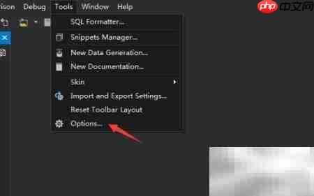 dbForge for MySQL编辑格式设置