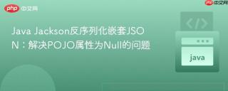 Java Jackson反序列化嵌套JSON：解决POJO属性为Null的问题
