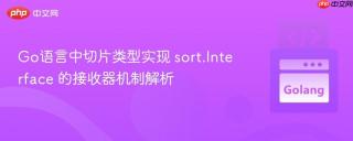 Go语言中切片类型实现 sort.Interface 的接收器机制解析