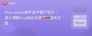Vue-select组件选中值不显示：深入理解Vue响应式原理与解决方案