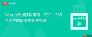 Next.js数据获取策略：SSG、SSR与客户端渲染的最佳实践