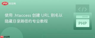 使用 .htaccess 创建 URL 别名以隐藏目录路径的专业教程
