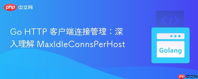 go http 客户端连接管理:深入理解 maxidleconnsperhost