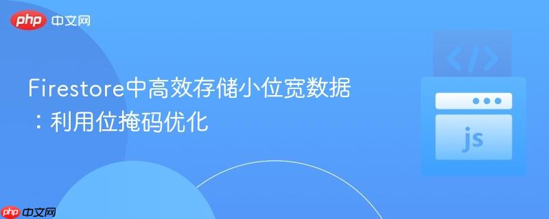 firestore中高效存储小位宽数据:利用位掩码优化