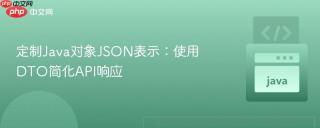 定制Java对象JSON表示：使用DTO简化API响应