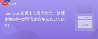 Jackson高级多态反序列化：处理键值对中类型信息的复杂JSON结构