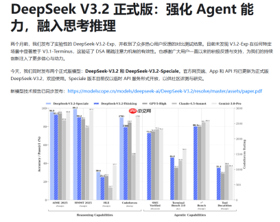 DeepSeek-V3.2系列发布：AI模型效率与推理能力双突破