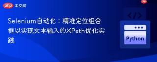 Selenium自动化：精准定位组合框以实现文本输入的XPath优化实践
