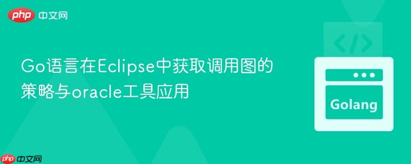 Go语言在Eclipse中获取调用图的策略与oracle工具应用
