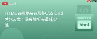 HTML表格复杂布局与CSS Grid替代方案：深度解析与最佳实践
