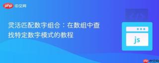 灵活匹配数字组合：在数组中查找特定数字模式的教程