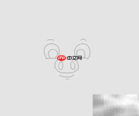 猪头简笔画教程，轻松学会画猪头